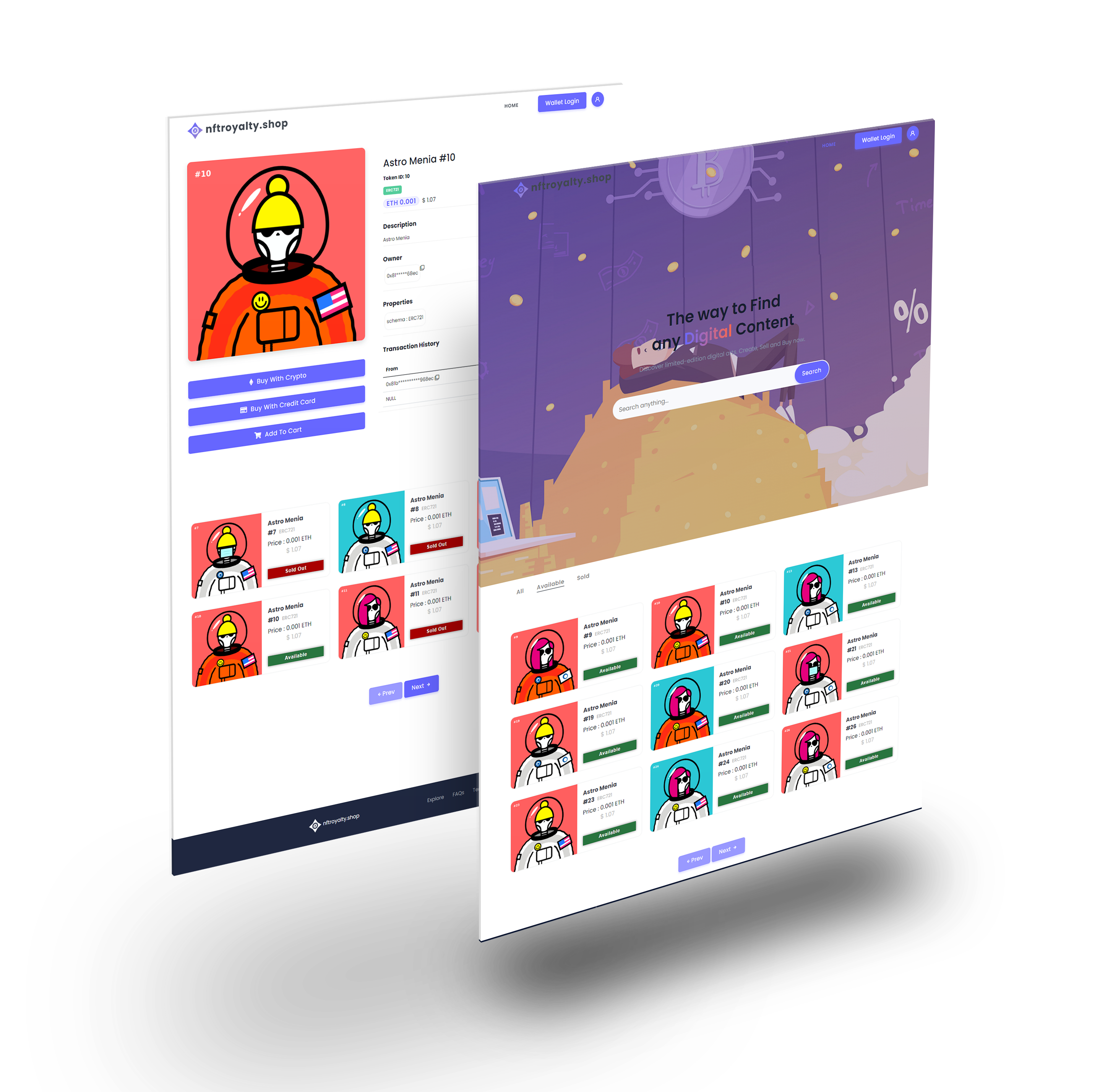 NFT SHOP Showcase